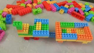 Satisfying DIY Tractor/ASMR Building Blocks/ relaxation #asmr#asmrsounds#buildingblocks