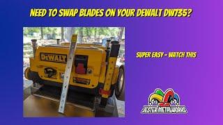 Quick and Easy Blade Replacement for DeWalt DW735 Planer