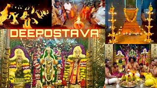 Adhishakthi Draupadi Devi Deepotsava | Poornima Aarthi at Sri Dharmaraya Swamy Temple December 2024