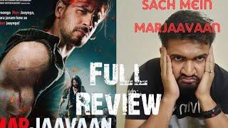 Marjaavaan Full Movie review - Aham Samikshak - Siddharth Malhotra, Ritesh Deshmukh, Tara Sutaria