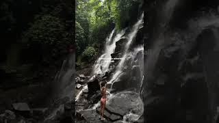 a morning in UBUD, BALI #waterfall #bali