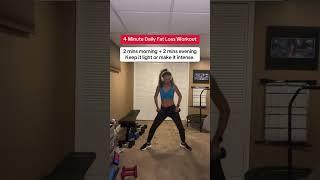 4 min fat loss workout for all fitness levels #fitness #homeworkout #fatloss  #weightlossexercise