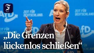 Parteitag in Riesa: Alice Weidel offiziell zur AfD-Kanzlerkandidatin gewählt