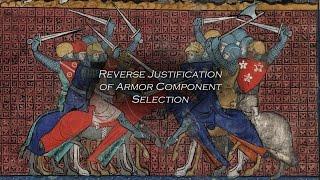 Reverse Justification of Armor Component Selection