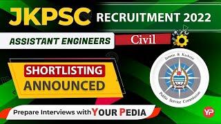 JKPSC AE Civil Shortlisting out | Start Interview Preparation & Guidance with YourPedia