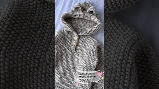 Детская толстовка спицами. Подробный мастер класс для начинающих.