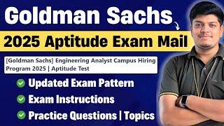Goldman Sachs Aptitude Test 2025 | Exam Guidelines, Resources | Goldman Sachs Exam Pattern 2025
