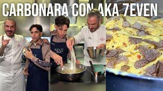 CARBONARA WITH AKA 7even - Chef Roberto Di Pinto