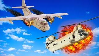 Dynamic Plane and Helicopter Crashes | Teardown