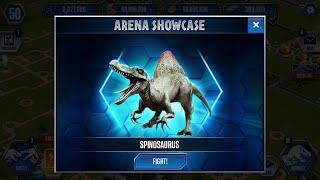 Jurassic World The Game - ARENA SHOWCASE - SPINOSAURUS