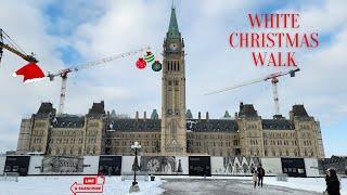 White Christmas Walk! Promenade de Noël Blanc! Ottawa #travel #canada #trending