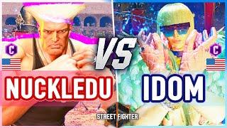 SF6  NuckleDu (Guile) vs iDom (Manon)  Street Fighter 6