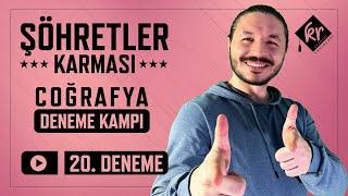 TYT ŞÖHRETLER KARMASI COĞRAFYA DENEME 20.DENEME