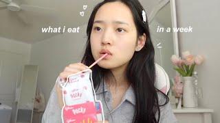 what i eat in a week back home (my mom's cooking & korean food)