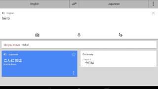 Testing the Google Translate Offline Features