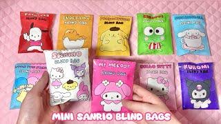 paper diy MINI SANRIO Blind Bags Opening! | ASMR | applefrog