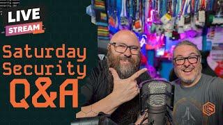 Saturday: Special Guest CyberMattLeee for Security Q&A