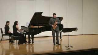 Sonate for alto saxophone and piano by Edison Denisov