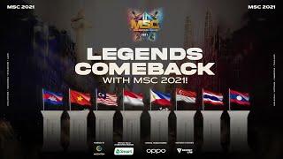 Legends Comeback With MSC 2021!