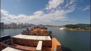 [Timelapse] Hapag-Lloyd vessel at Port of Santos | Hapag-Lloyd