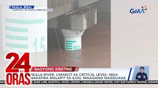 Pililla River, umabot sa critical level; mga nakatira malapit sa ilog, maagang nagsilikas | 24 Oras