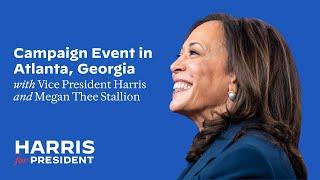 Harris for President Campaign Event in Atlanta with Vice President Kamala Harris