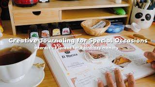 Easy Interactive Spread for Creative Journaling Beginners  | Creative Journaling Ideas