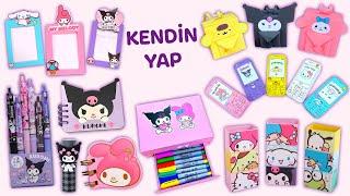 12 KENDİN YAP SANRIO EL İŞLERİ - CINNAMOROLL KALEMLİK - MY MELODY ORGANİZER VE DAHA FAZLASI...