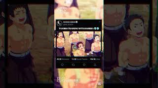 Tanjiro training with hashira  anime edit 4k #shorts #anime #trending #youtubeshorts #viral