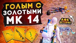 ГОЛЫМ С ЗОЛОТЫМИ МК14?! В НОВОМ METRO ROYALE / PUBG MOBILE / МЕТРО РОЯЛЬ