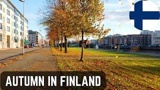 Walking in the streets of Turku Finland | Autumn 2022