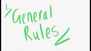 1. Afrikaans Algemene Reëls - General rules