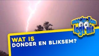 Hoe ontstaat donder en bliksem? Wat is onweer?