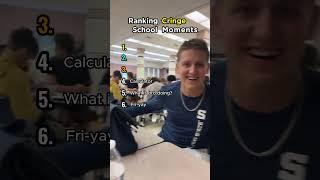 Ranking the most Cringe school moments!! #funny #schoollife #top #memes #fails #jokes#school #cringe