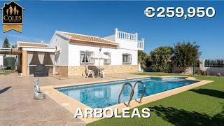 ARB3VLL13 - Detached villa in Los Llanos, Arboleas with 9 x 4m pool - €259,950