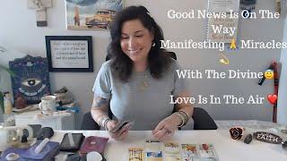 GOOD NEWS IS ON ITS WAY MANIFESTINGMIRACLESWITH THE DIVINELOVE ️IS IN THE AIR