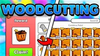 I COMPLETED The WOODCUTTING MINIGAME And THIS HAPPENED In PET SIMULATOR 99!