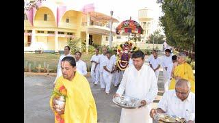 Glimpses of Procession of Bhagawan Sri Sathya Sai Baba & Sri Sai Trayeeshwara Lingam | Brindavan