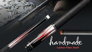 KONLLEN Carbon Fiber Pool Cue Stick Real  Inlay Billiard Cue 13mm Tip, Low Deflection Technology