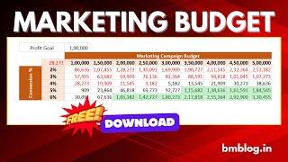 Marketing Budget Planning Trick: Data Tables in Excel