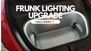 Brighten Your Frunk! Tesla Model Y Frunk Lighting Kit Install