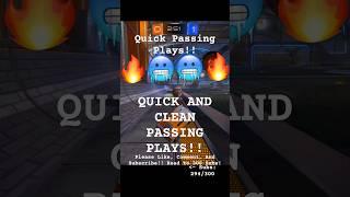 Quick And Clean Passing Play!! #rocketleague #rlchamp #rankedplay #gaming