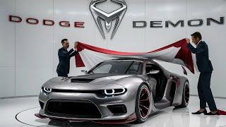 2025 Dodge Demon: The 1,025 HP Beast That Will Blow Your Mind!