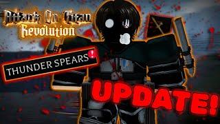 AOT Revolution Is Thunder Spears WORTH Grinding? (UPDATE!)