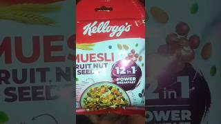 Kellogg's muesli fruit and nut seeds  #breakfast #shorts #muesli #kelloggs