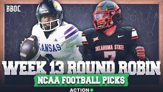 Bet THIS College Football Week 13 MONEYLINE Round Robin Parlay! NCAA Football Picks & Predictions