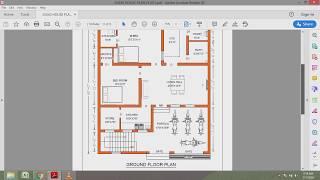 EAST FACE HOUSE PLAN 35X40