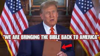 We Are Bringing The Bible BACK To America! Donald J. Trump President-elect speech