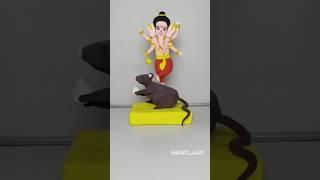 DIY Ganesh chaturthi Special  Ganesh Murti Making ️ #ganeshchaturthi #shorts #clayart #ganpati