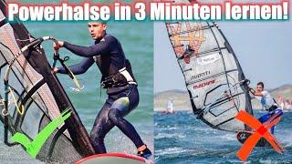 Windsurfen Lernen: Powerhalse in 3 Minuten durchgleiten!